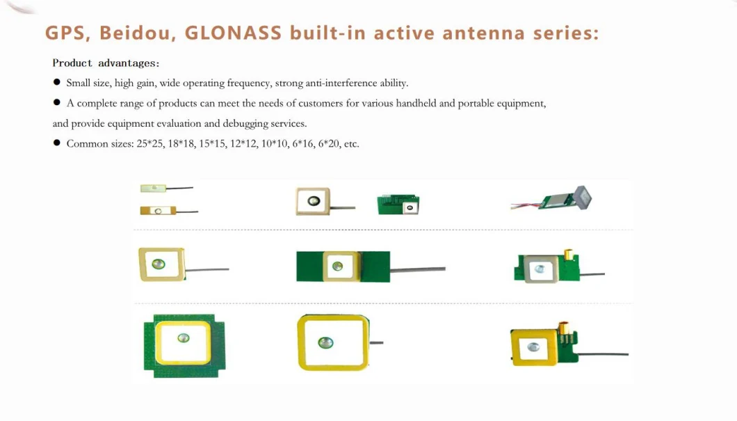 1575.42 MHz GPS Passive Ceramic Chip Antenna for Navigation and Positioning 10*10*4mm