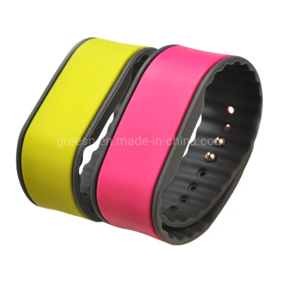 Bracelet RFID en silicone étanche série G G18 personnalisé Bracelet NFC écologique 13,56 MHz Hf et 125 kHz Lf