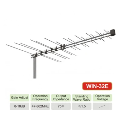 Fourniture d'usine 32-E Nouvelle antenne de télévision numérique extérieure VHF et UHF pour le marché américain