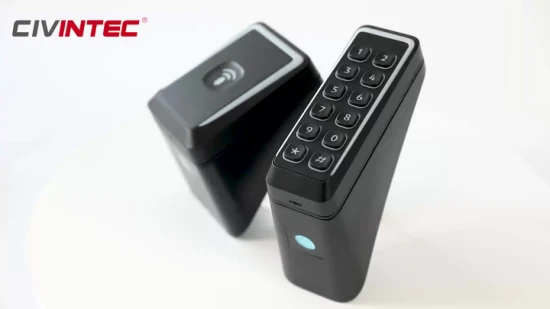 Lecteur de porte d'accès de contrôle de code UHF RFID BLE Wiegand Qr de taille mince