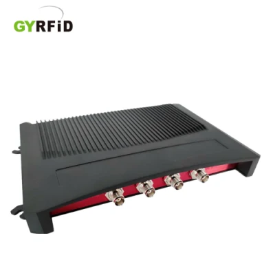 Lecteur UHF 4 canaux longue portée Gyrfid pour identification RFID405