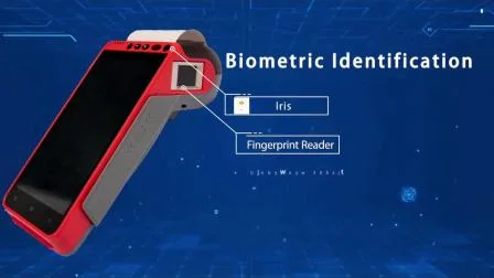 EMV PCI Restaurant Hotel Terminal de paiement mobile Android portable sans fil avec imprimante thermique avec lecteur de codes-barres et empreinte digitale (HCC-Z100)