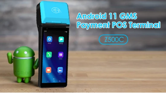 Terminal de point de vente Android portable avec systèmes d'imprimante Android Mobile Touch POS Z500c