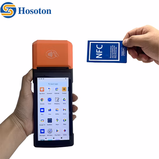 Terminal de point de vente Android portable avec systèmes d'imprimante Android Mobile Touch POS Z500c